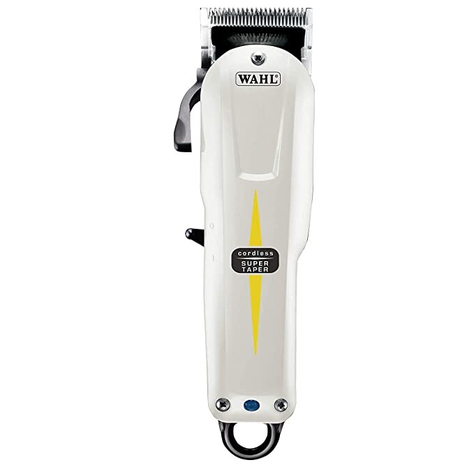 WAHL 08591-024 Super Taper Cord/Cordless Li India (Off White), Chrome plated blade, for women