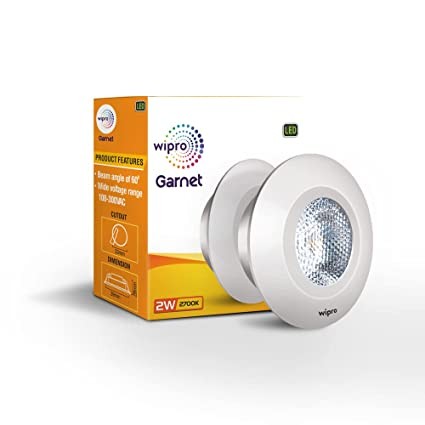 wipro 2w intergrated Spotlight 2700k(Pack of 3)