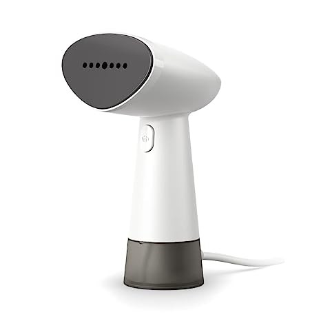 PHILIPS Handheld Garment Steamer STH1010/10 - Compact, Convenient Vertical Steaming, 900 Watt Quick Heat Up, up to 18g/min steam, Kills 99.9%* Bacteria