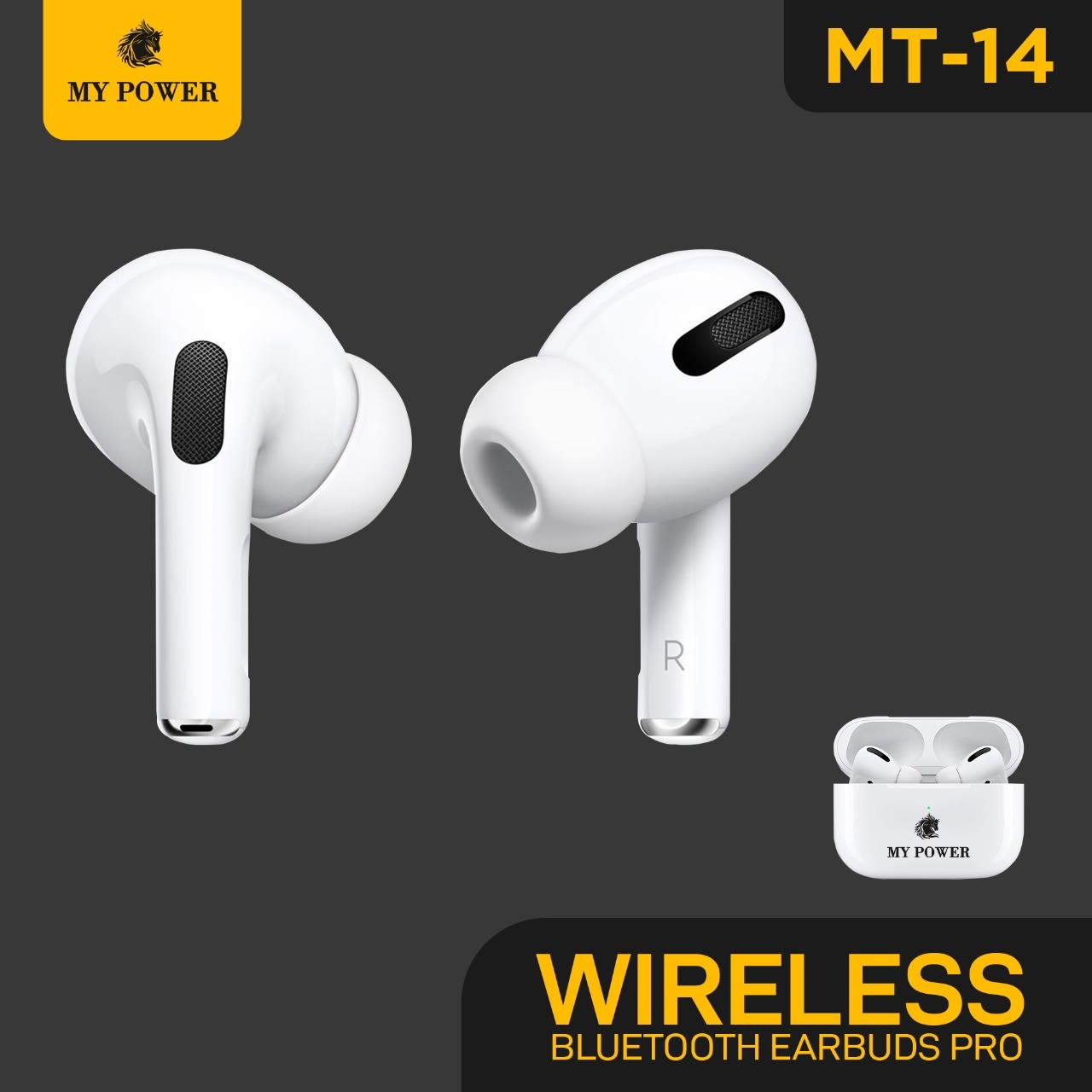 My Power Earbuds Pro Mt14, Bluetooth Earphone, Wireless Earphone, Wireless Earbuds Pro