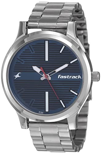 Fastrack Fundamentals Analog Blue Dial Men's Watch-NN38051SM03
