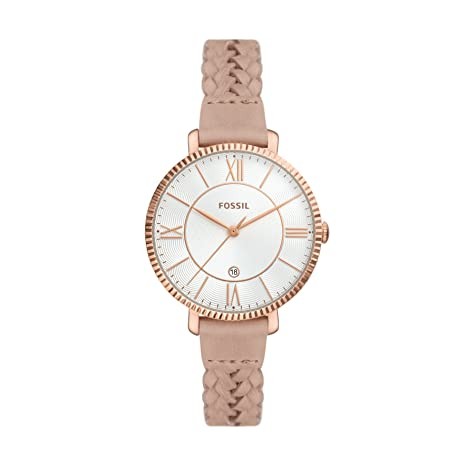 Fossil Jacqueline Analog Silver Dial Women's Stainless steel Watch-ES5207, Water Resistant