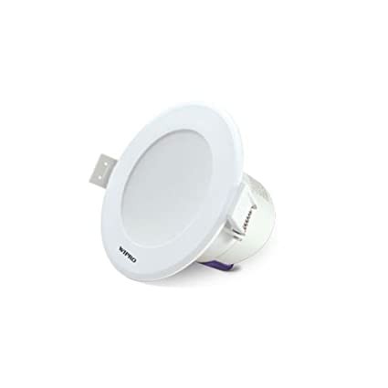 Wipro Wave 5-Watt LED Downlight (White, D540540)