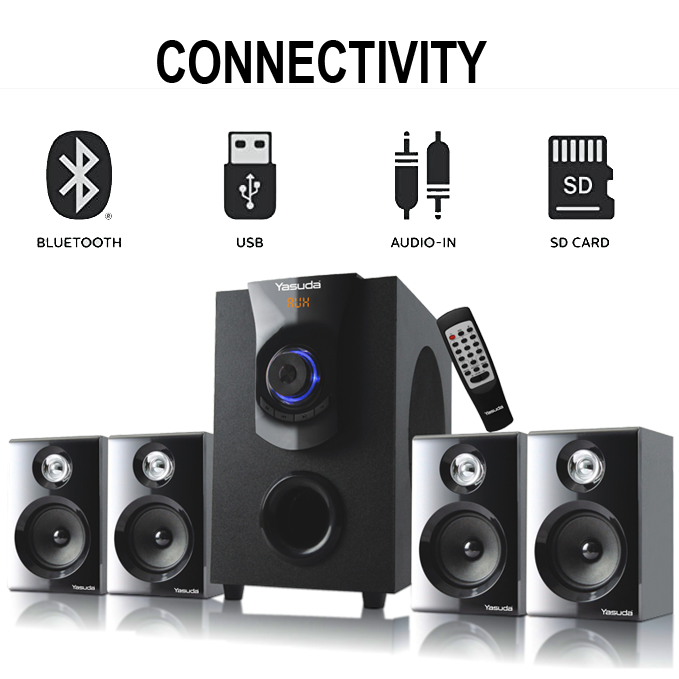 1 Year Warranty Yasuda 4in1 Woofer With Remote