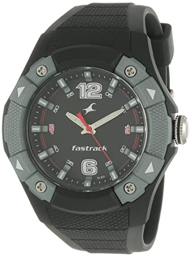 Fastrack Trendies Analog Black Dial Men's Watch-38057PP02/NP38057PP02