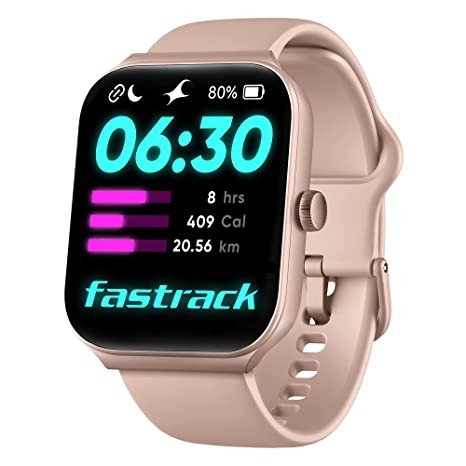 Fastrack New Limitless FS1 Smart Watch|Biggest 1.95" Horizon Curve Display|SingleSync BT Calling v5.3|Built-in Alexa|Upto 5 Day Battery|ATS Chipset with Zero Lag|100+ Sports Modes|150+ Watchfaces