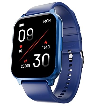 Fire-Boltt Ninja 3 1.83" Display Smartwatch Full Touch with 100+ Sports Modes with IP68, Sp02 Tracking, Over 100 Cloud Based Watch Faces (Blue)