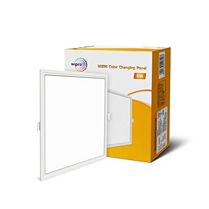 6W Square Colour Changing Panel (Cool White, Warm White, Neutral White- Pack of 1, Square)