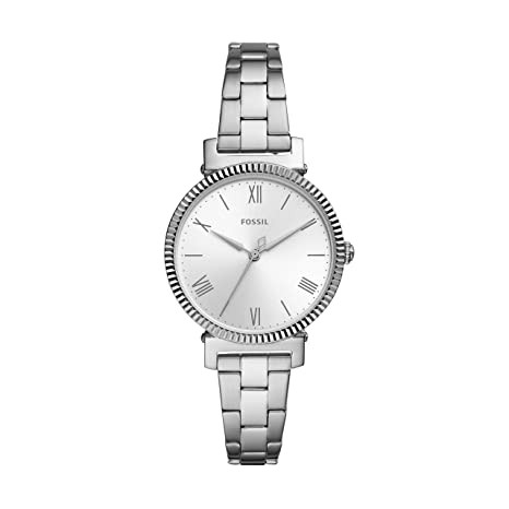 Fossil Women's Quartz Watch with (Water Resistant, Roman Numerals, Second Hand) features