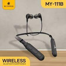 My Power Bluetooth Earphone, My-111B, Neckband, Wireless headset