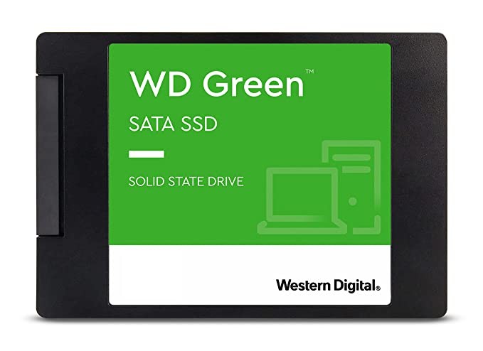 Western Digital WD Green 240 GB 6.35 cm (2.5 inch) SATA III Internal Solid State Drive (WDS240G2G0A), Serial ATA-600 for Laptop, Desktop