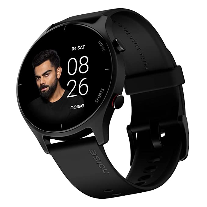 Noise Twist Bluetooth Calling Smart Watch with 1.38" TFT Biggest Display, Up-to 7 Days Battery, 100+ Watch Faces, IP68, Heart Rate Monitor, Sleep Tracking (Jet Black)