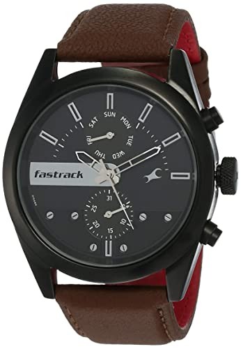 Fastrack Analog Black Dial Men's Watch-NN3165NL01/NP3165NL01