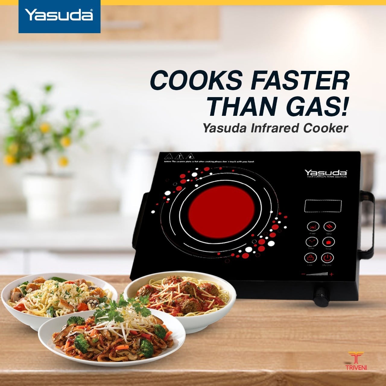 2 Yrs Warranty Yasuda /Arita Infrared Cooker | All Steel/Alumunium Utensil Supportive(New Model Induction))