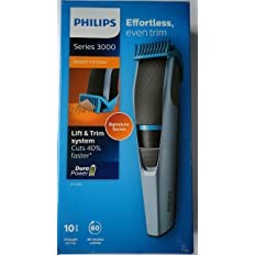 Philips BT3102/15 Cordless Beard Trimmer (Black and Grey)