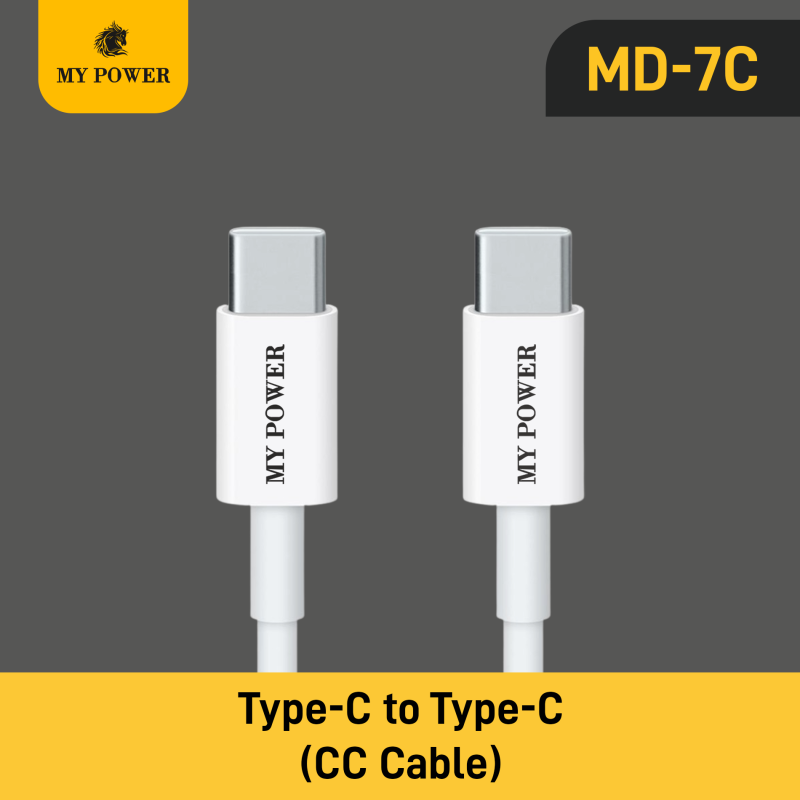 Mypower, Type C To Type C Cable , Type C Datacable , CC Cable, Macbook Cable