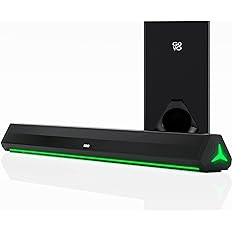 GOVO GOSURROUND 920 | 200W Bluetooth Soundbar, 2.1 Channel Home Theatre, 6.5"" Wireless Subwoofer, BT v5.3, HDMI, AUX, USB, 4 EQ Modes Stylish Remote & LED Display (Platinum Black)