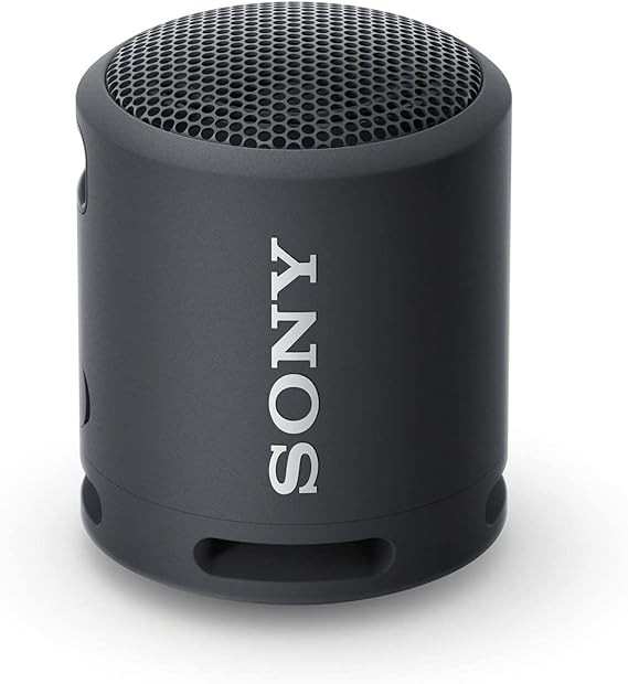 Sony Srs-Xb13 Wireless Extra Bass Portable Compact Bluetooth Speaker with 16 Hours Battery Life, Type-C, Ip67 Waterproof, Dustproof, with Mic, Loud Audio for Phone Calls/Work from Home (Black), Small