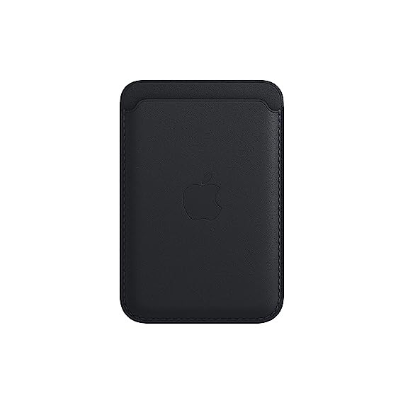 Apple Leather Wallet with MagSafe (for iPhone) - Midnight