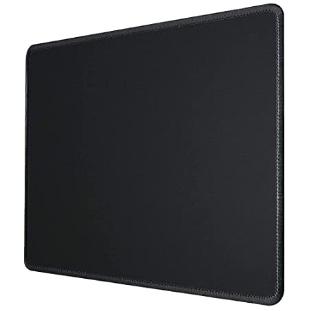 Lapster Speedo Type Non-Slip Rubber Base Mouse Pad with Antifray Stitched Embroidery Edges for Laptop PC - (240mm x 200mm x 2mm)