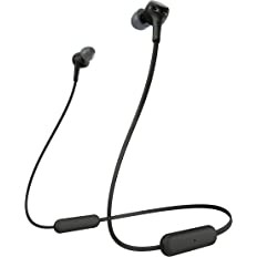 Sony WI-XB400 Wireless Extra Bass in-Ear Headphones with 15 hrs Battery, Quick Charge, Magnetic Earbuds, Tangle Free Cord, BT Ver 5.0, Work from home,Bluetooth Headset with Mic for Phone Calls (Black)