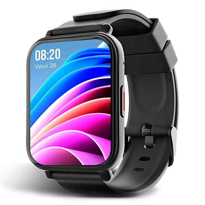 8848 beatXP Unbound NEO 1.8" Super AMOLED 2.5D Curved Display, One-Tap BT Calling Smartwatch (Black)
