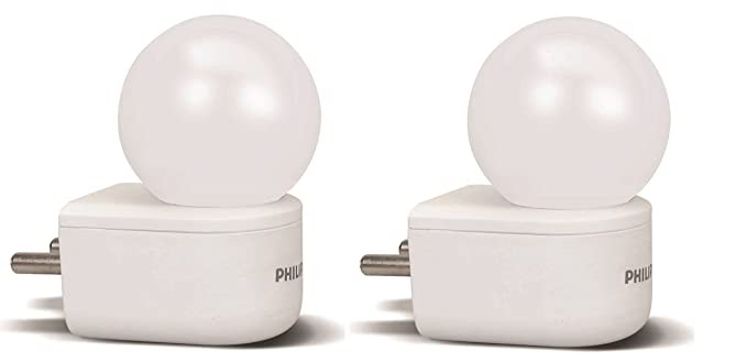 PHILIPS 05W Led White Bulb, Pack of 2, b22d