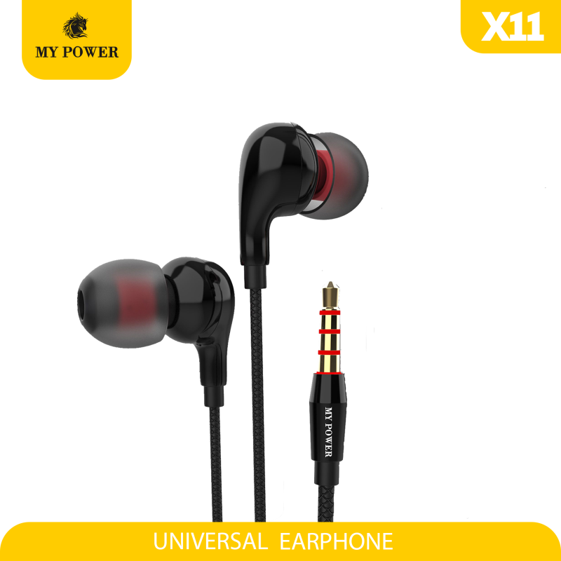 My Power Best Quality Music Earphone X11 High Base with Mic For All Mobile Devices