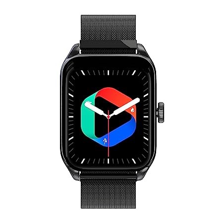 Zebronics ETERNAL Bluetooth Calling Smart watch with 1.85" Large display, Voice assistant, 100+ Sports, IP67 Waterproof, 11 built-in & customizable wallpaper, 8 Menu UI, Crown and Calculator (Metallic