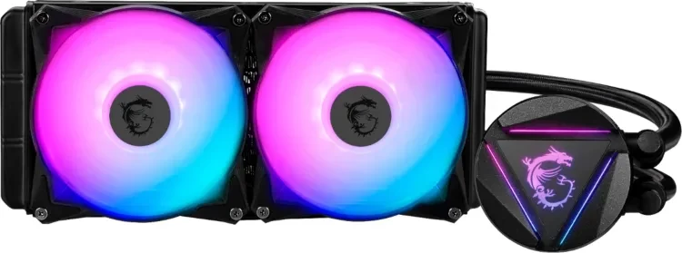 MSI MAG Core Liquid 240R V2 Liquid Cooler (Dual 12CM ARGB PWN FAN | Aluminum Radiator | Support Intel & AMD System)