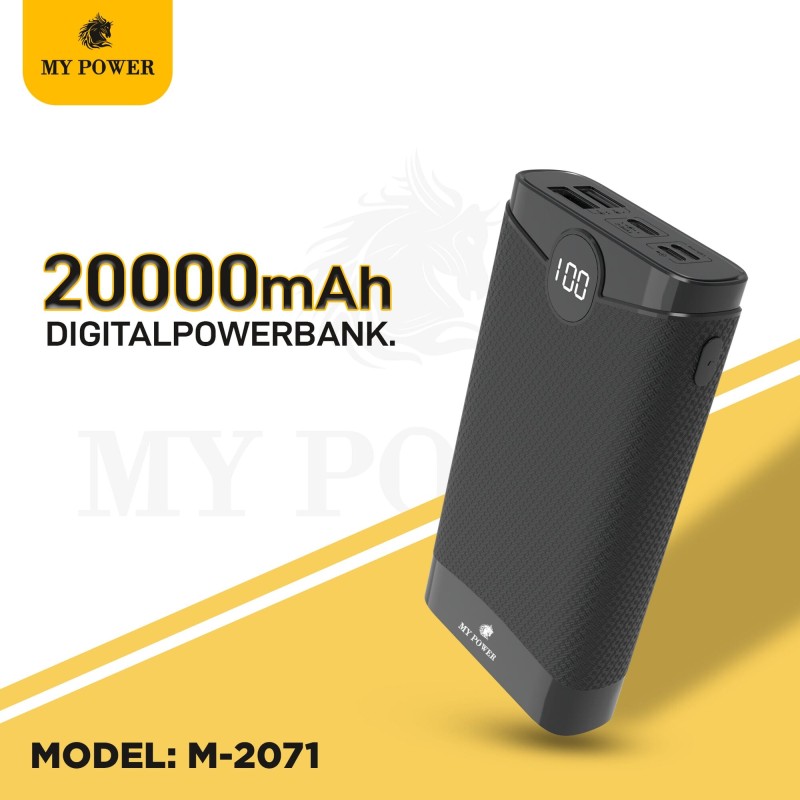 Mypower 20000mAh M2071 Digital Portable My Power Powerbank