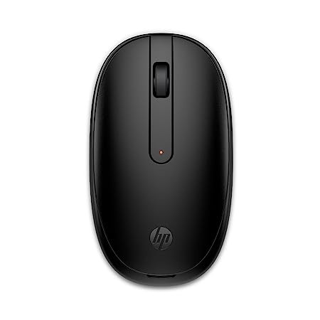 HP 240 Bluetooth Wireless Mouse with 3 Buttons/1600 DPI Red Optical Tracking/Sleek and Ambidextrous/Compatible to Windows 10, macOS, Chrome OS, 3 Years Warranty (Black)