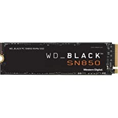 Western Digital WD SN850 2TB, Solid State Hard Drive, SATA, PCIe Gen 4 SSD 7000MB/s R, 5100MB/s W, for Gaming & Content Creators (Black)