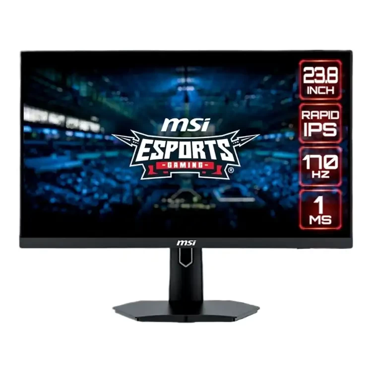 MSI Optix G244F Monitor (24" Full HD | Rapid IPS Panel | 170Hz | 1ms | 122.88% sRGB Color Gamut | AMD FreeSync | Eyecare)