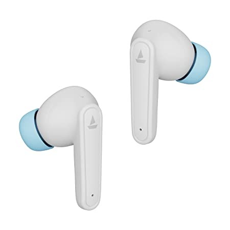 boAt Airdopes 113 TWS Wireless in Ear Earbuds with ENx Tech, Beast Mode, ASAP Charge, 24H Playtime, Immersive Audio, IPX4, IWP, Touch Controls, Lightweight Build(Pearl White)