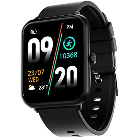 Fire-Boltt Ninja Call Pro Smart Watch Dual Chip Bluetooth Calling, 1.69" Display, AI Voice Assistance with 100 Sports Modes, with SpO2 & Heart Rate Monitoring (Black)