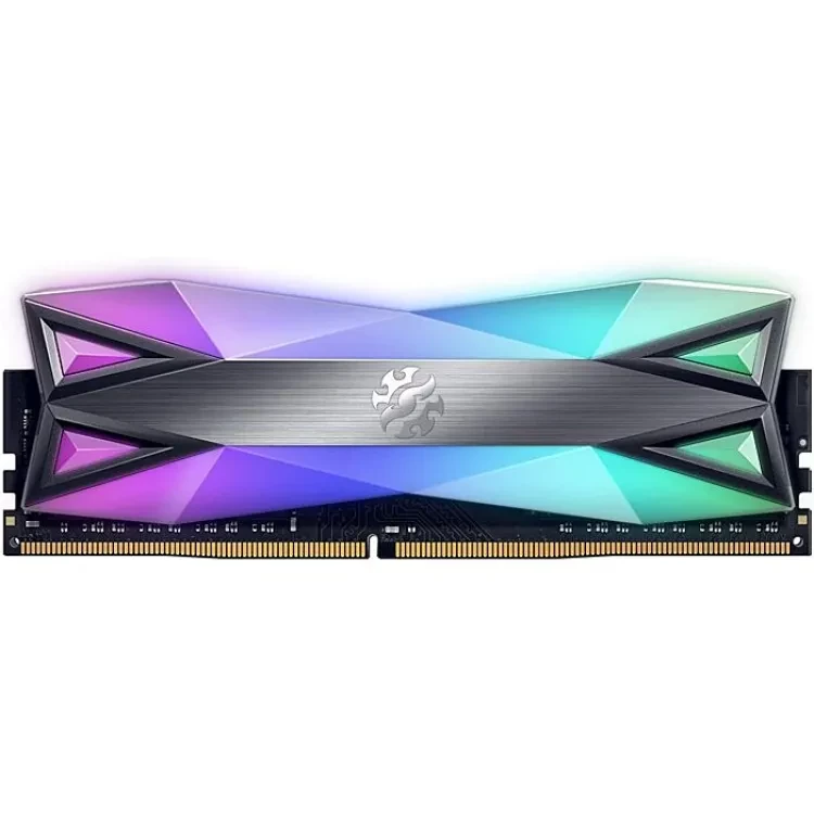 XPG Spectrix D60G 8GB DDR4 Desktop RAM (ARGB Light | Heatsink | 3600MHz | Supports Intel® XMP 2.0 Overclocking | For Intel & AMD Base System)