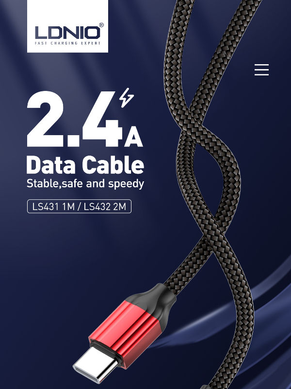 LDNIO LS431 TYPE C CABLE With 3Months Warranty