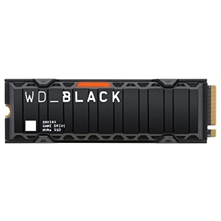 WD_BLACK 1TB SN850 NVMe SSD for PS5 Consoles Solid State Drive with Heatsink - Gen4 PCIe, M.2 2280, Multitasking,  Up to 7,000 MB/s - WDBBKW0010BBK-WRSN for Laptop, Gaming Console