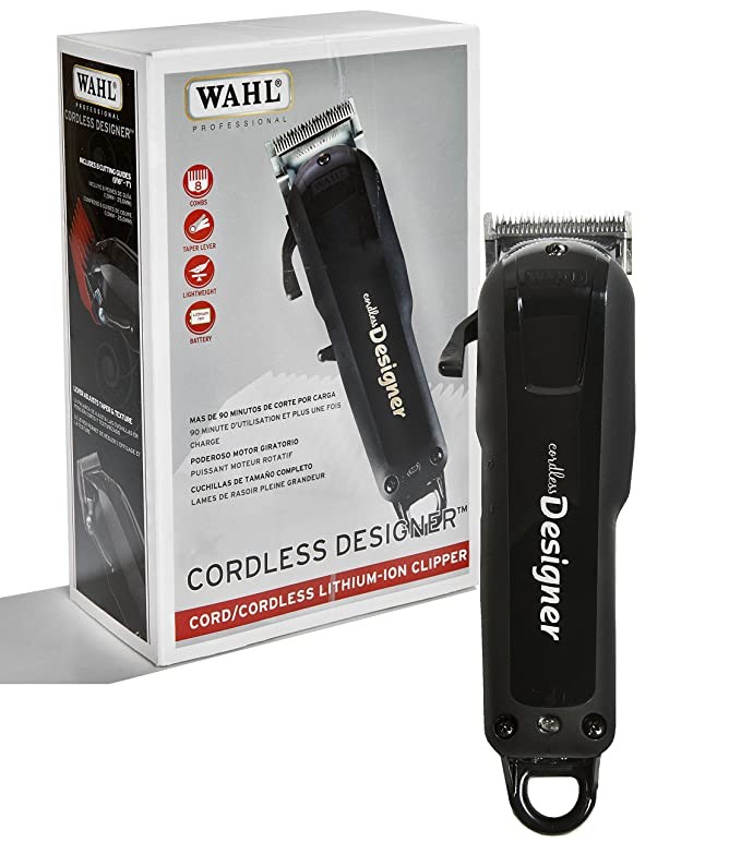 Wahl Professional Wahl 85910 Cordless Designer Clipper, Black