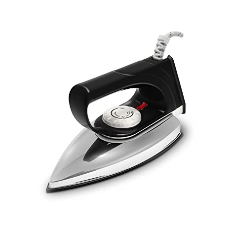 Wipro Popular 1000 Watt GD102 Lightweight Chrome finsh Automatic Electric Dry Iron | Anti bacterial German Weilburg Coated Soleplate | Quick Heat Up | Stylish & Sleek